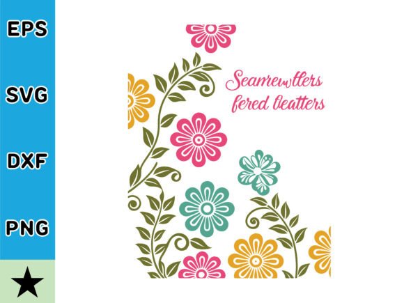 Elegant Creative Abstract Retro Floral Graphics and Illustrations Review