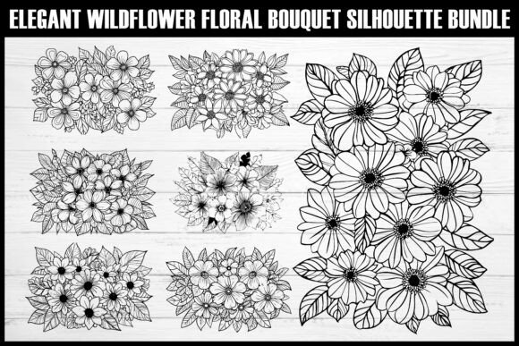 Elegant Wildflower Floral Bouquet Art Review