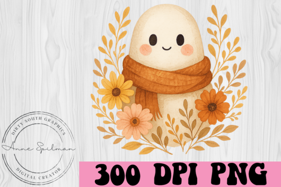 Floral Ghost Scene Image: Graphics and Illustrations Review
