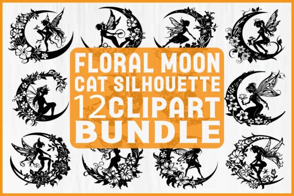 Floral Moon Cat Silhouette Bundle Review