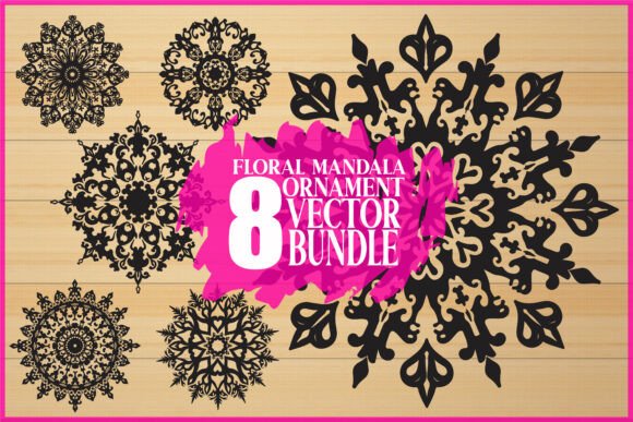 Floral Ornament Mandala Bundle Graphics and Illustrations Review