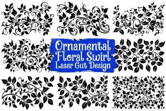 Laser Cut Floral Pattern Pack Graphics and Illustrations Review