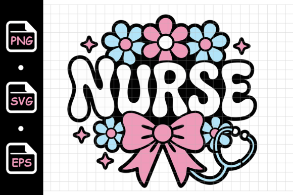 Nurse Floral Bow Stethoscope Cartoon Embroidery Review