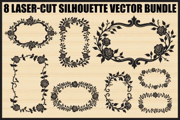 Vintage Floral Frame Vector Pack Graphics and Illustrations Review