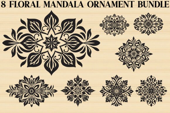 Vintage Floral Mandala Bundle Pack: Graphics and Illustrations for Editors